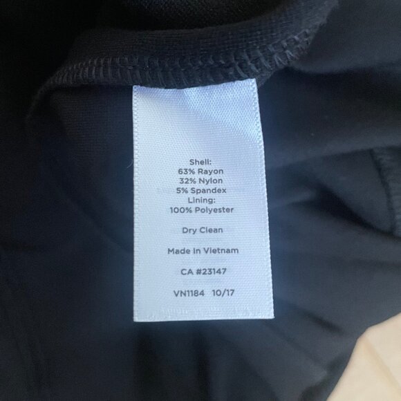 Talbots Black Scalloped Sheath Dress - Picture 8 of 8